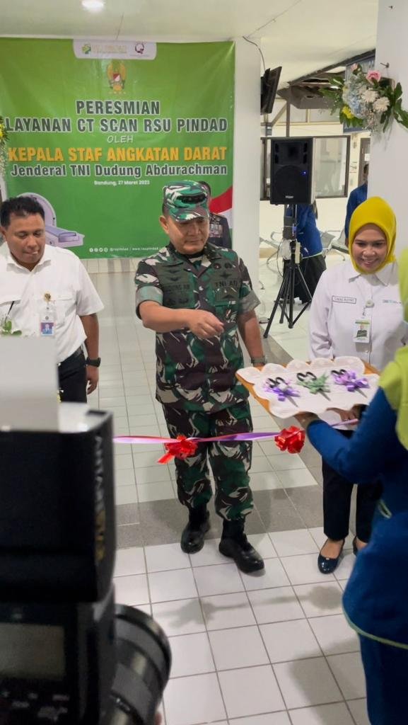 Jenderal Dudung Resmikan Layanan Ct Scan Rs Umum Pindad Bandung