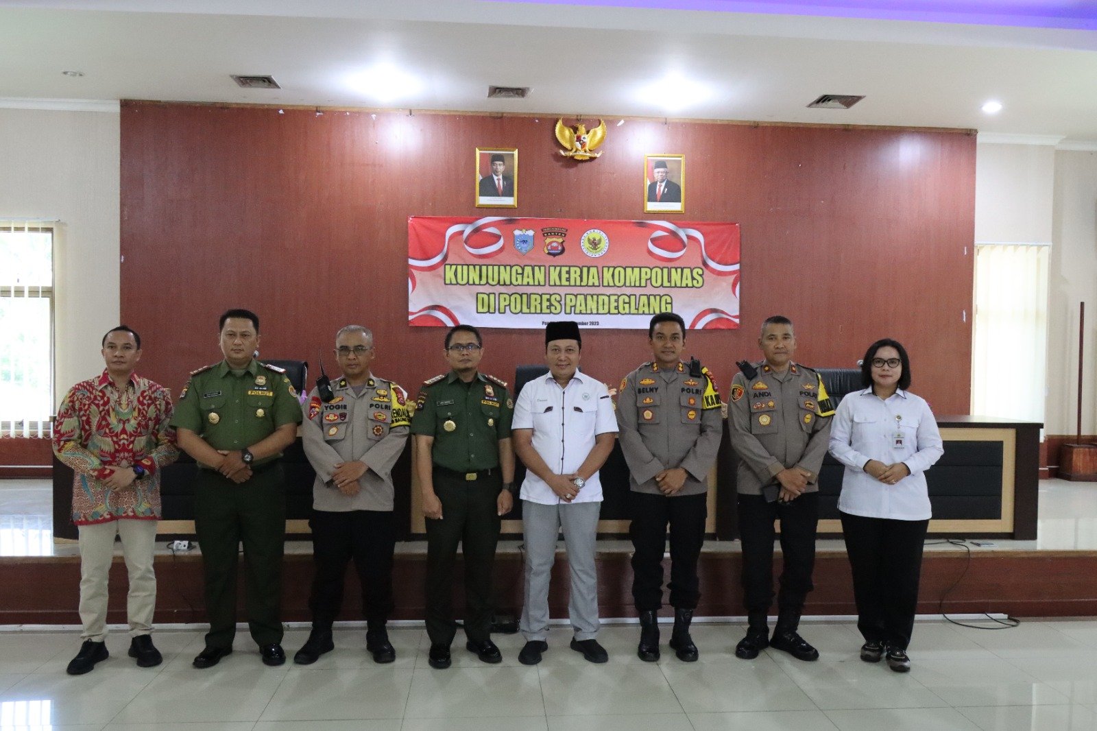 Kunjungan Kerja Kompolnas Untuk Pengembangan Tnuk Dan Pelestarian Badak