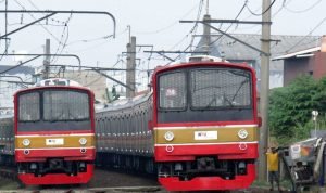 Ilustrasi kereta rel listrik. (Foto: Antara)
