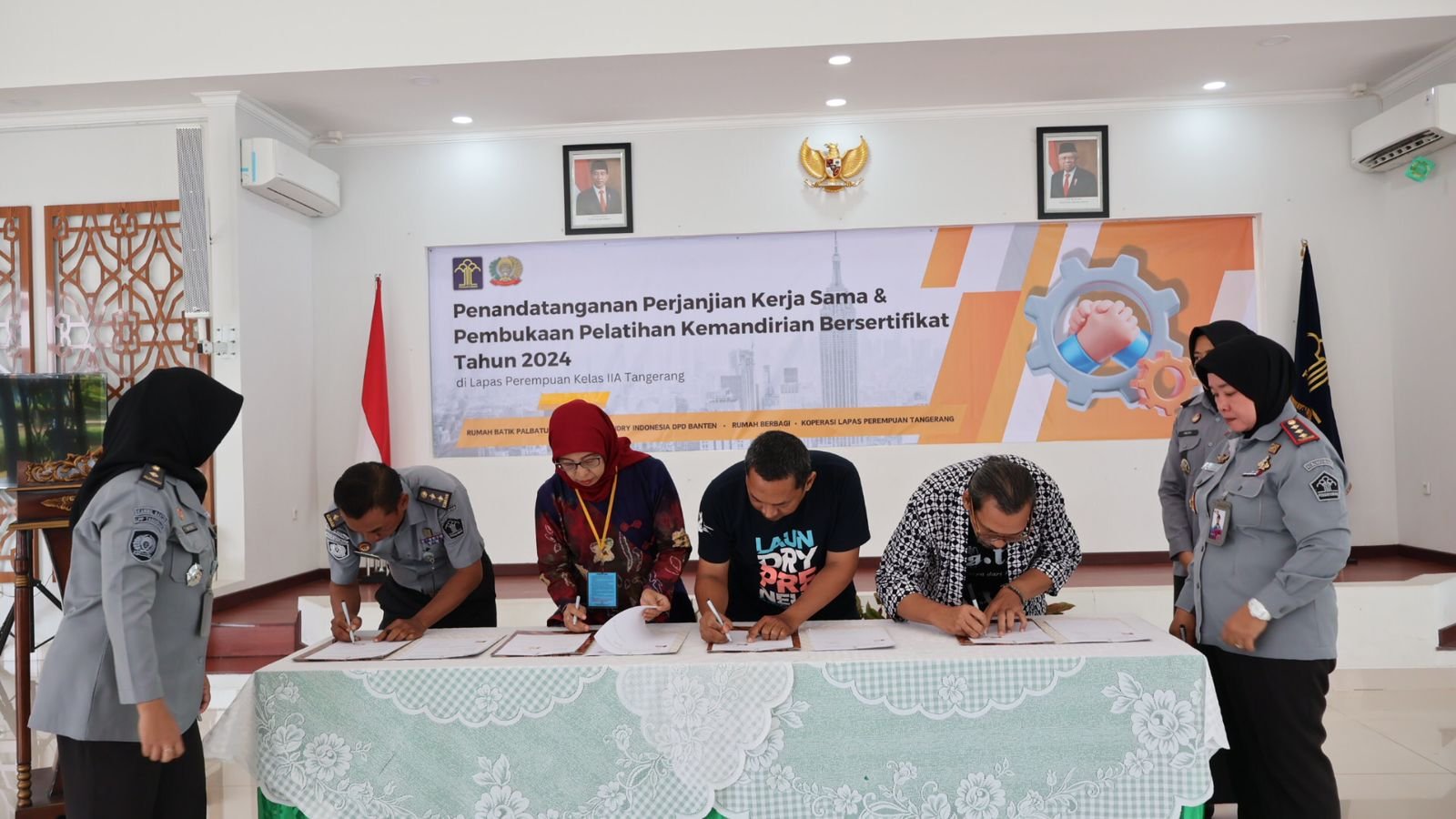 Lapas Perempuan Tangerang Tandatangani Perjanjian Kerjasama Dan ...